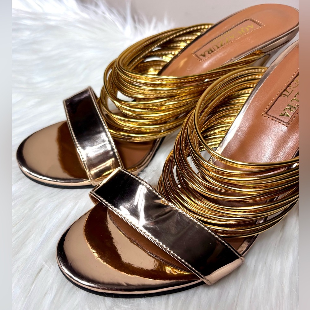 AQUAZZURA Mirrored Strappy Sandal - Picture 10 of 11